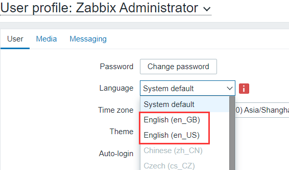 Zabbix添加中文语言，并解决部分中文乱码问题